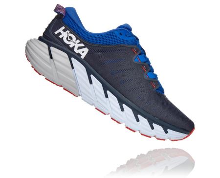 Hoka Gaviota 3 Road Homem - Tenis Corrida Estabilidade Pretas | PT-qT3loQM